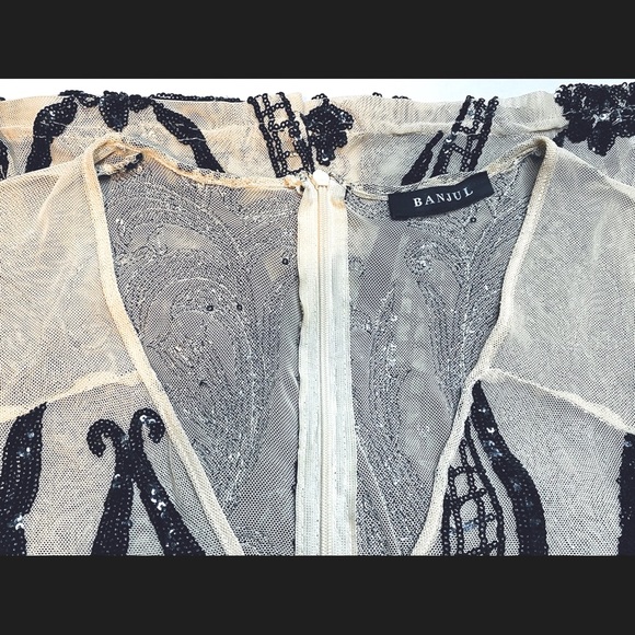 TRANSPARENT FITTED DRESS - Picture 5 of 8